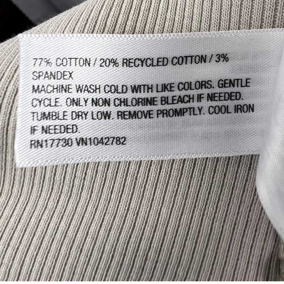 Universal Thread Womens XXL Taupe Ribbed Sleeveless Maxi Tank Dress Side Slit - Picture 5 of 5